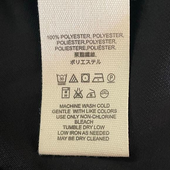 Free People Always Forever Black Velvet Mini Dress Floral Embroidery MED Boho - Picture 10 of 10